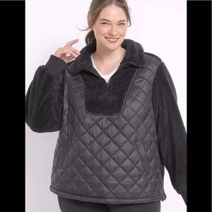 Lane Bryant LIVI Sherpa pullover